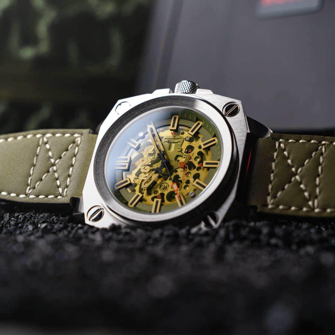 RGMT Altimeter Skeleton Automatic Sniper Green – Watches.com