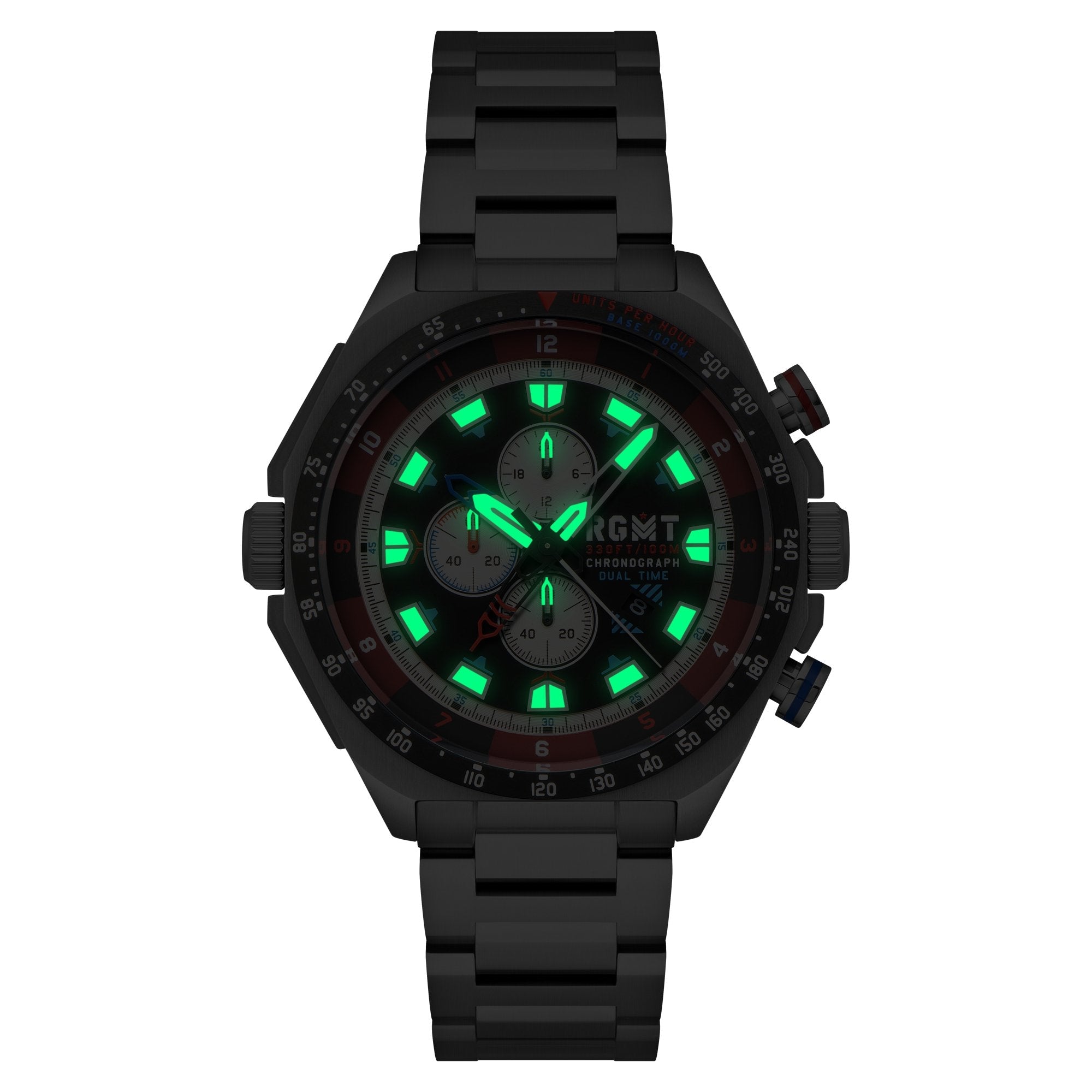 RGMT Capricorn Dual Time Chronograph Midnight Blaze – Watches.com