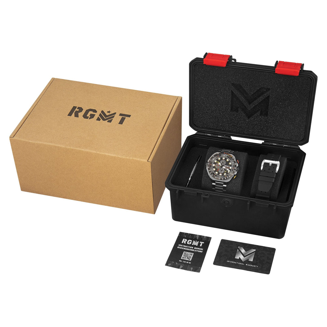 RGMT Capricorn Dual Time Chronograph Traffic Black* – Watches.com