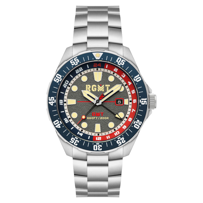 RGMT Continental GMT Dark Blue Grey angled shot picture