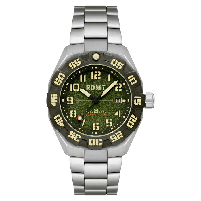 RGMT Field Master Automatc Moss Green angled shot picture