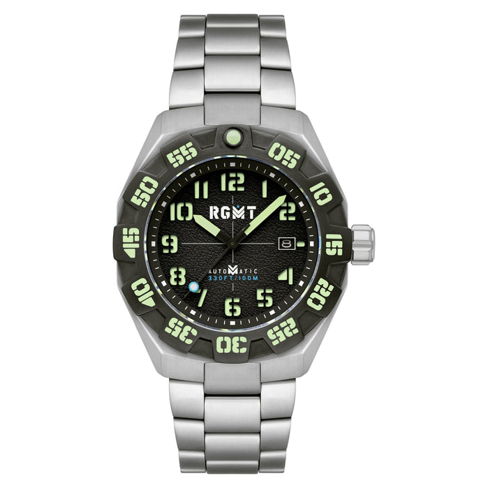 RGMT Field Master Automatic Midnight Black angled shot picture