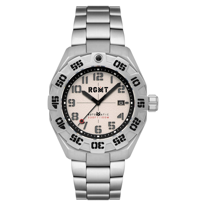 RGMT Field Master Automatic Milky White angled shot picture