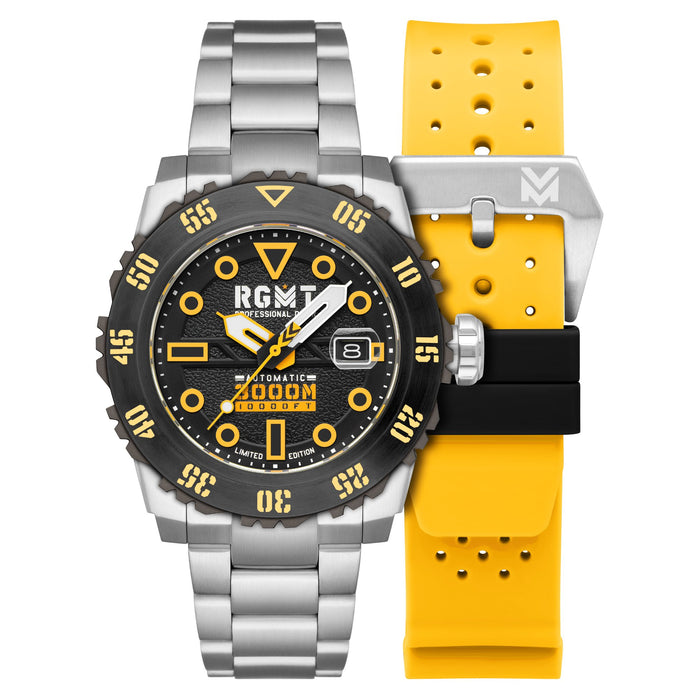 RGMT Ohio Automatic Black Yellow angled shot picture