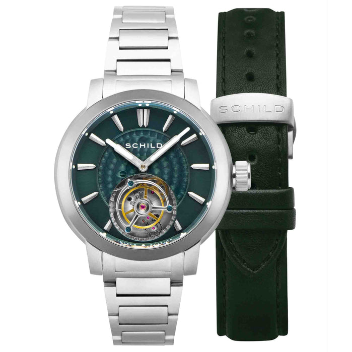 Schild Friedrich Tourbillon Deep Teal Limited Edition angled shot picture