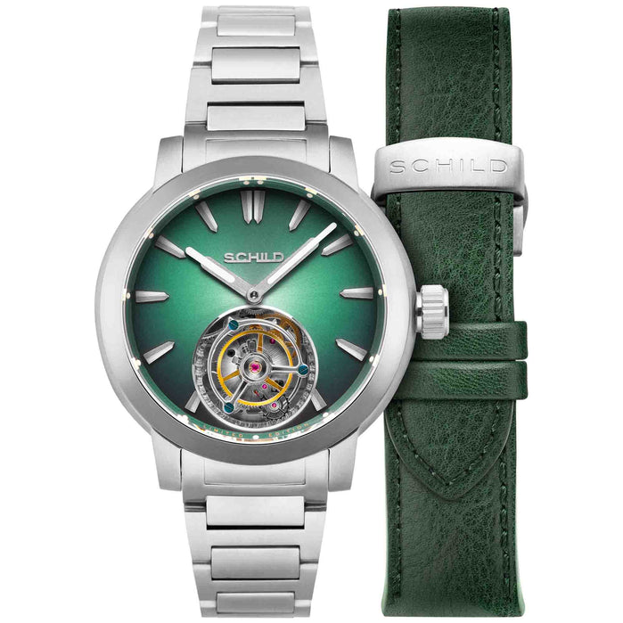 Schild Friedrich Tourbillon Fume Green Limited Edition angled shot picture