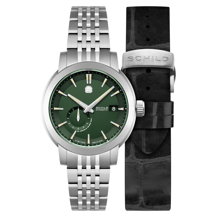 Schild Heinrich Micro Rotor Automatic Limited Edition Winter Green angled shot picture