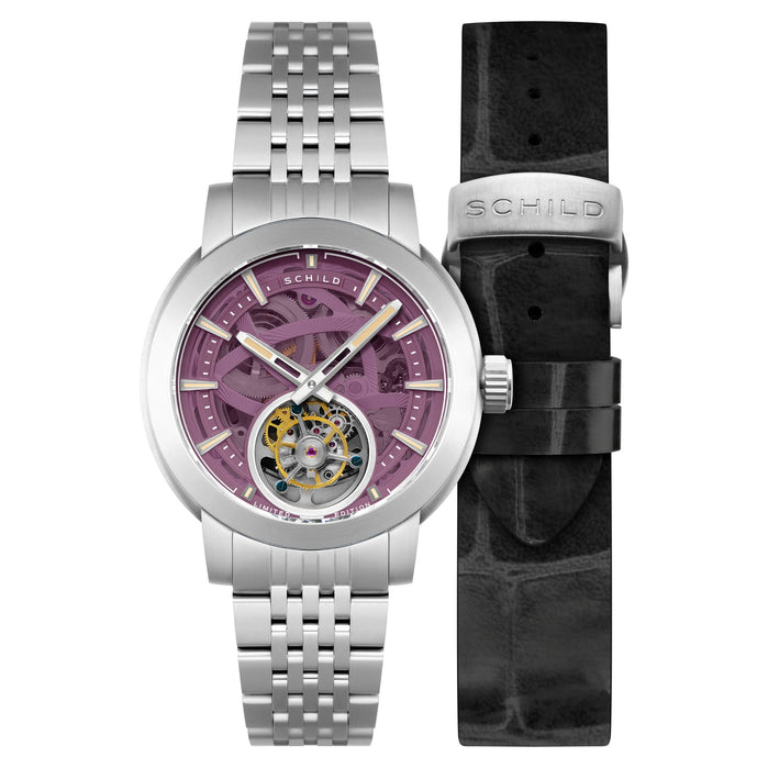 Schild Heinrich Tourbillon Limited Edition Mauve angled shot picture