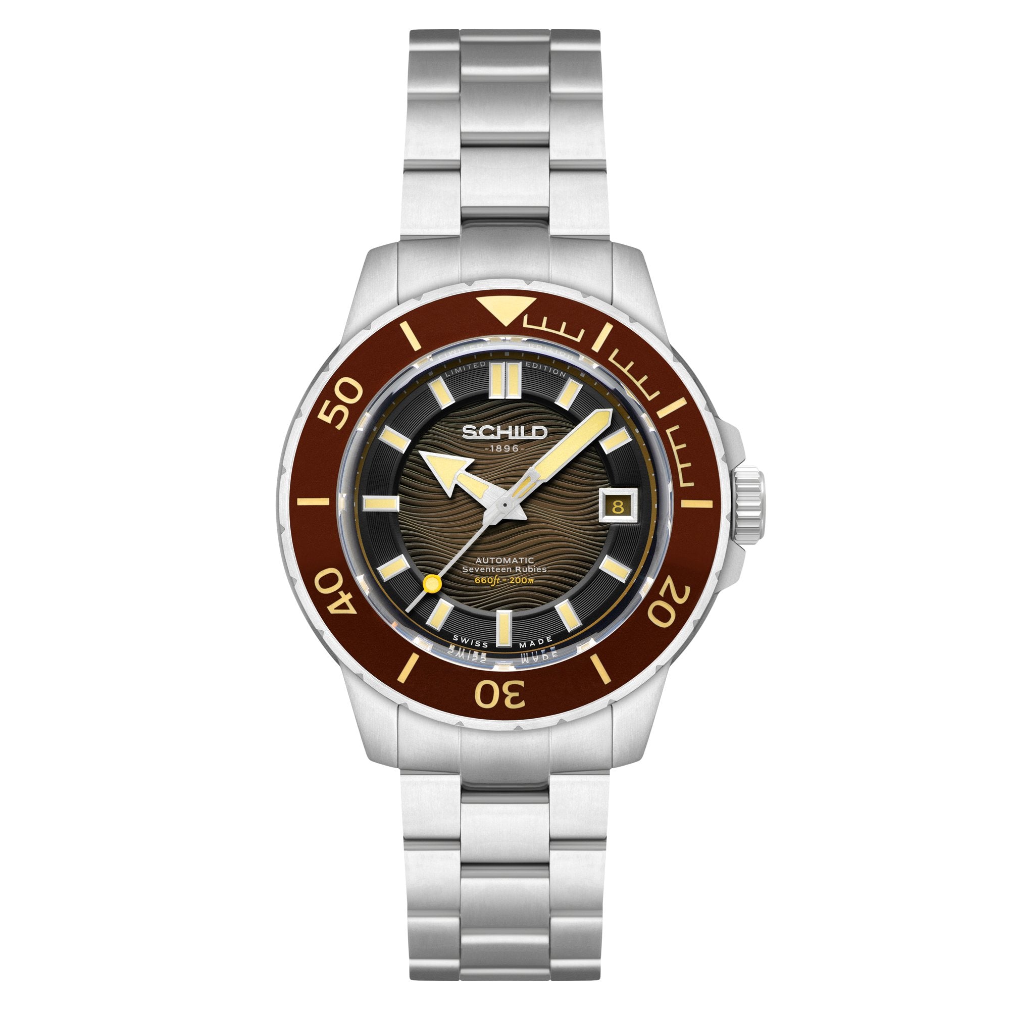 Hemi様 Schild Hermann Swiss Automatic Limited Edition Buff Brown