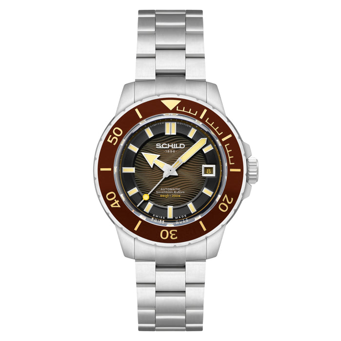 Schild Hermann Swiss Automatic Limited Edition Buff Brown angled shot picture