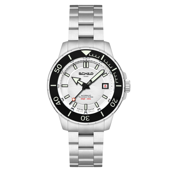 Schild Hermann Swiss Automatic Limited Edition Matte White angled shot picture