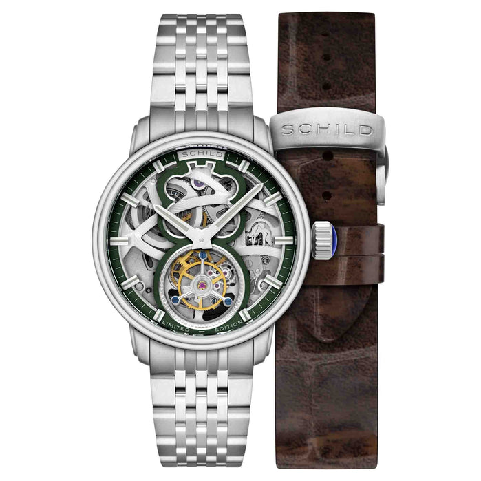 Schild Maximillian Tourbillon Forest Green Limited Edition angled shot picture