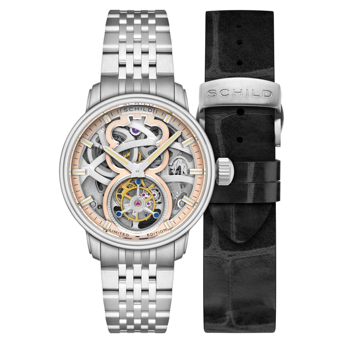 Schild Maximillian Tourbillon Limited Edition Salmon angled shot picture