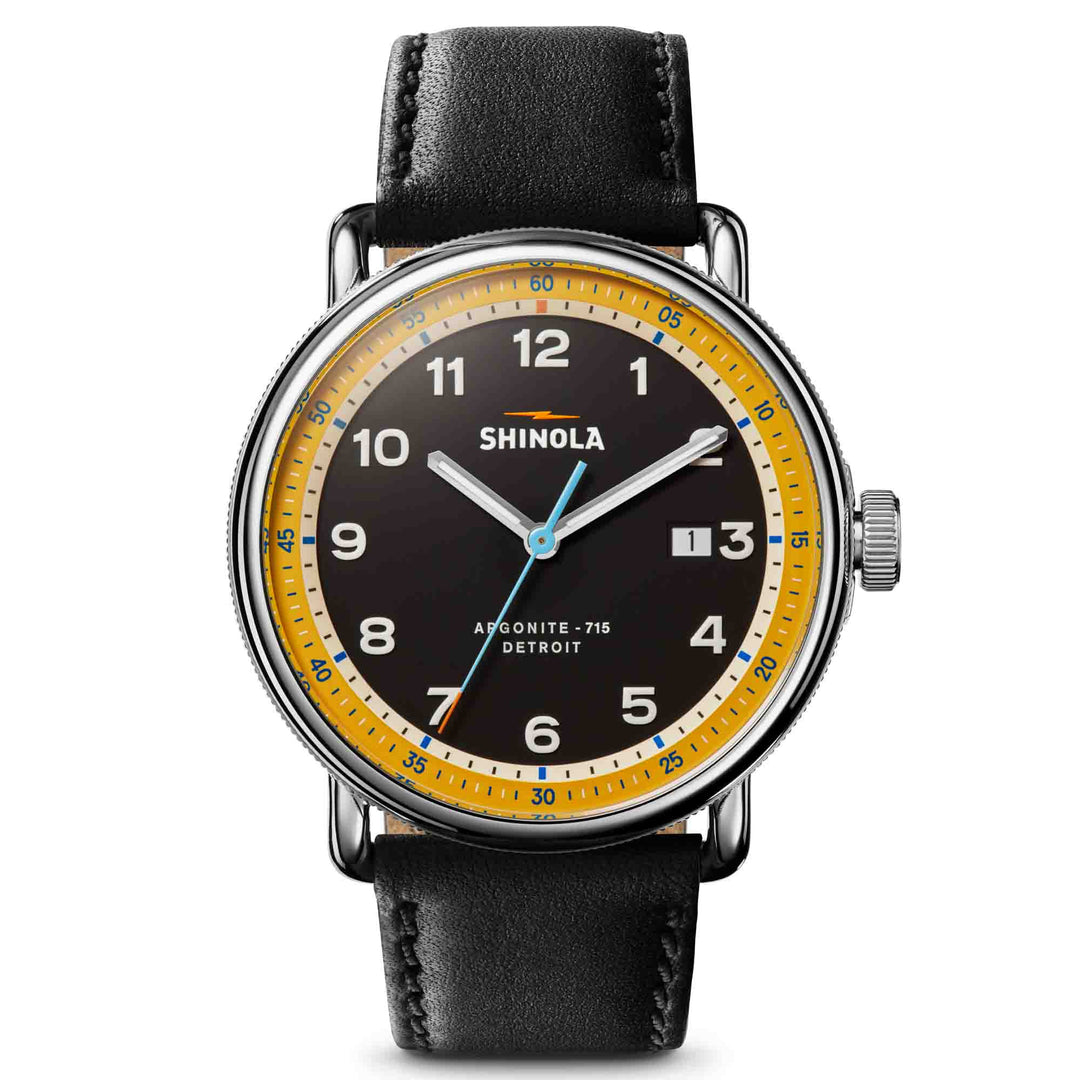 Shinola Canfield C56 43mm Black | Watches.com