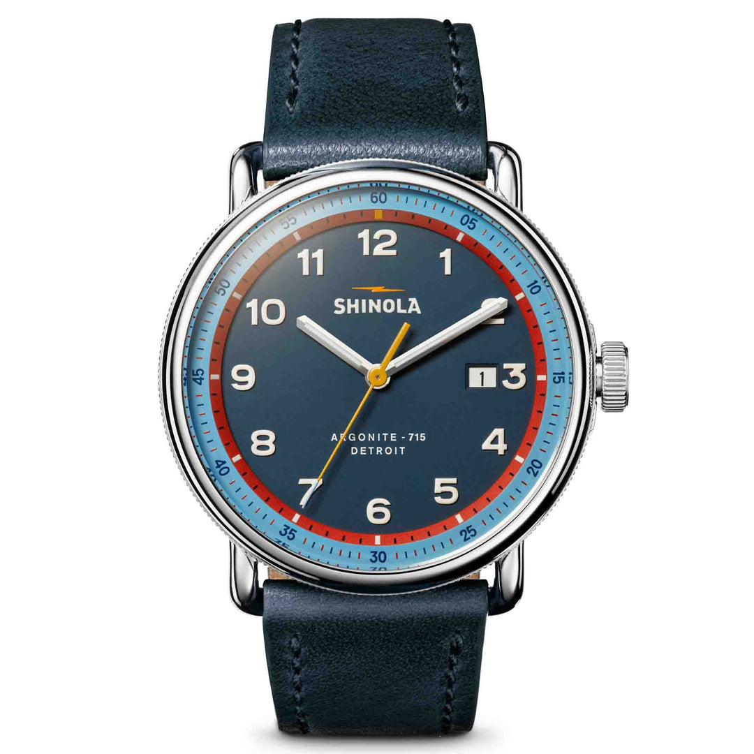 Shinola Canfield C56 43mm Navy | Watches.com