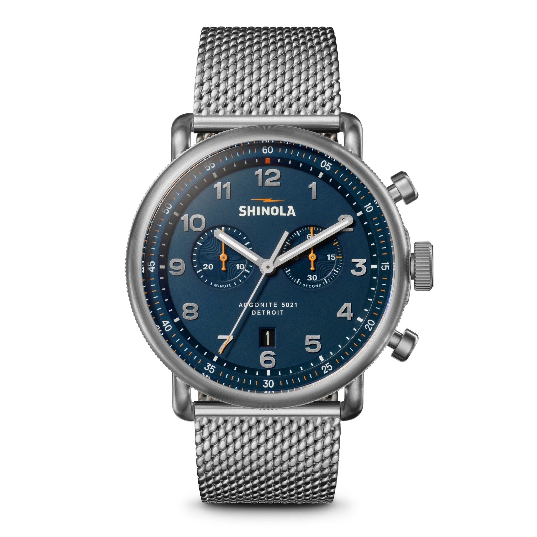 Shinola Canfield Chrono Model C56 43mm All Blue | Watches.com