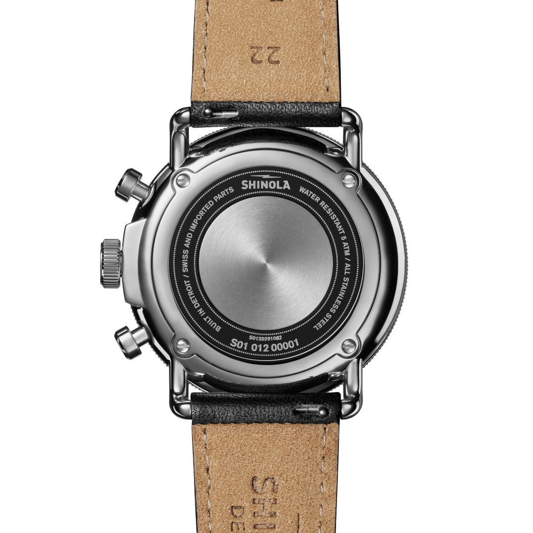 コラヴァン Shinola Canfield Chrono Model C56 43mm Black | Watches.com