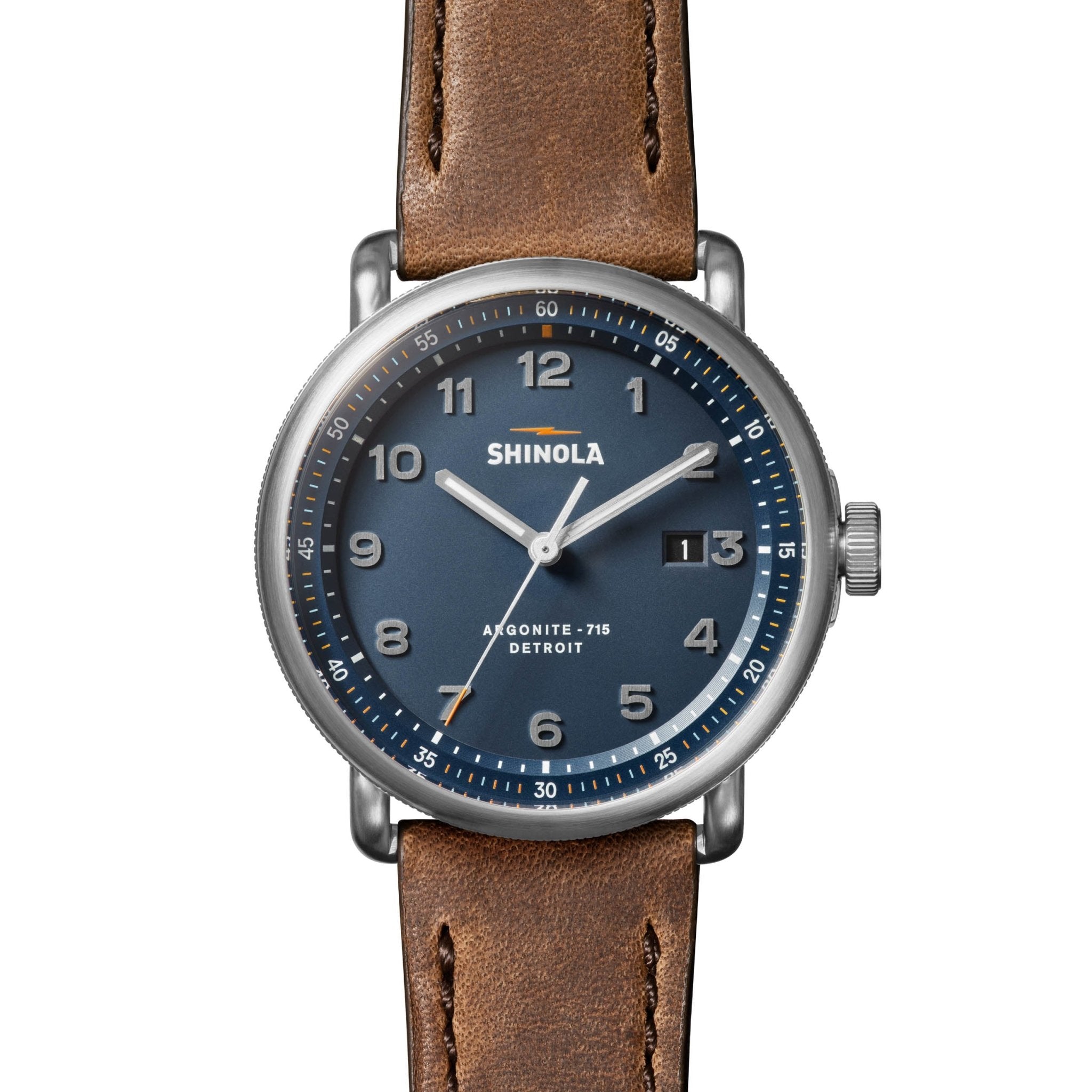 Shinola Canfield Model C56 43mm Blue | Watches.com