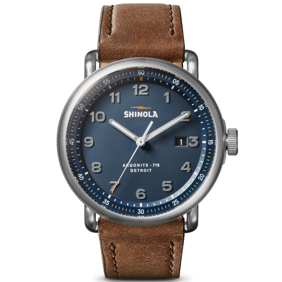 Shinola Canfield Model C56 43mm Blue | Watches.com