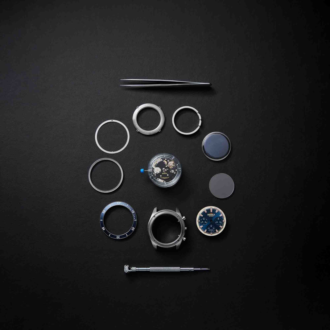 Shinola Mooncraft Monster Chrono 43mm Sea Blue SS Limited Edition