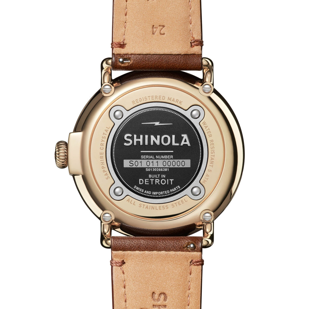 Shinola Runwell Subsecond 47mm White | Watches.com