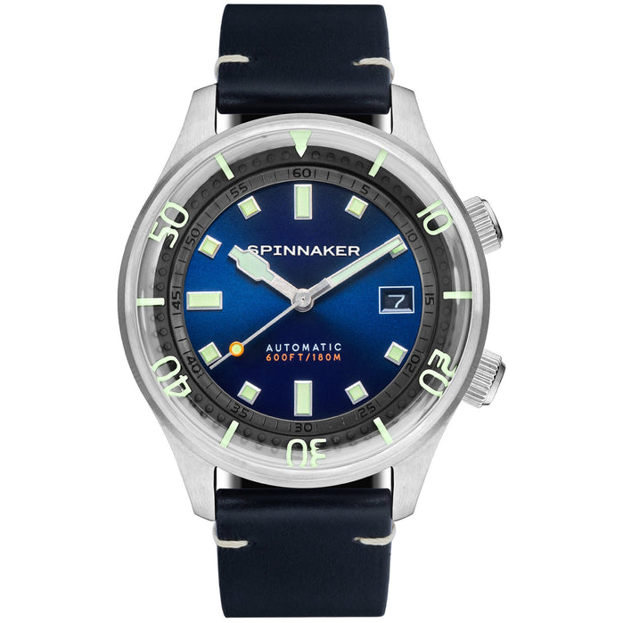 Spinnaker Bradner Automatic Atlantic Blue angled shot picture