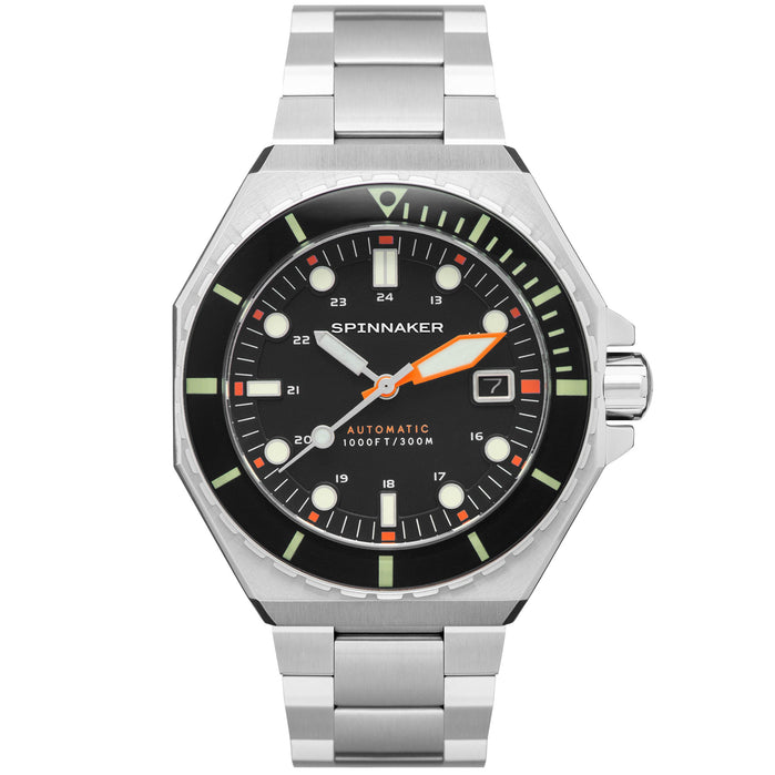 Spinnaker Dumas Automatic Classic Black angled shot picture