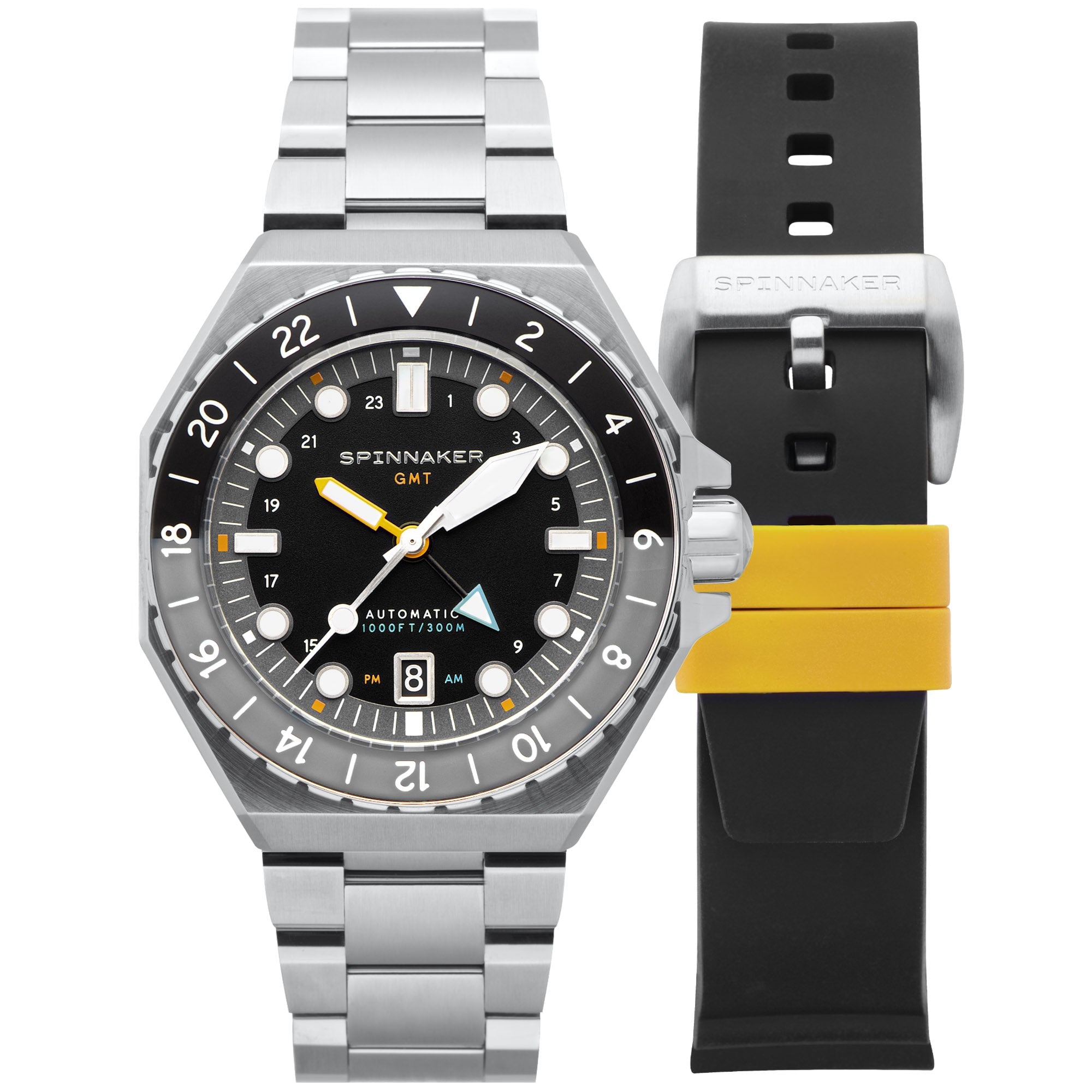 Spinnaker Dumas GMT Automatic Harbour Gray | Watches.com