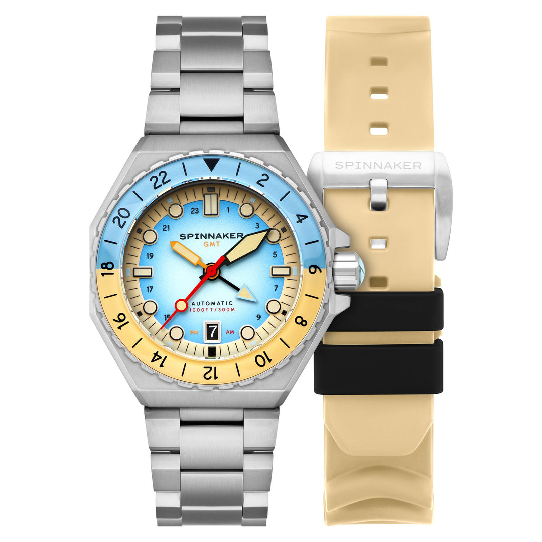 Spinnaker Dumas GMT Automatic Light Blue – - Main Image