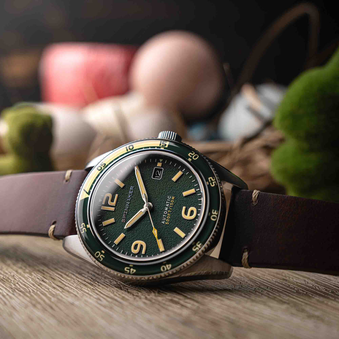 Spinnaker Fleuss Automatic Lagoon Green – Watches.com