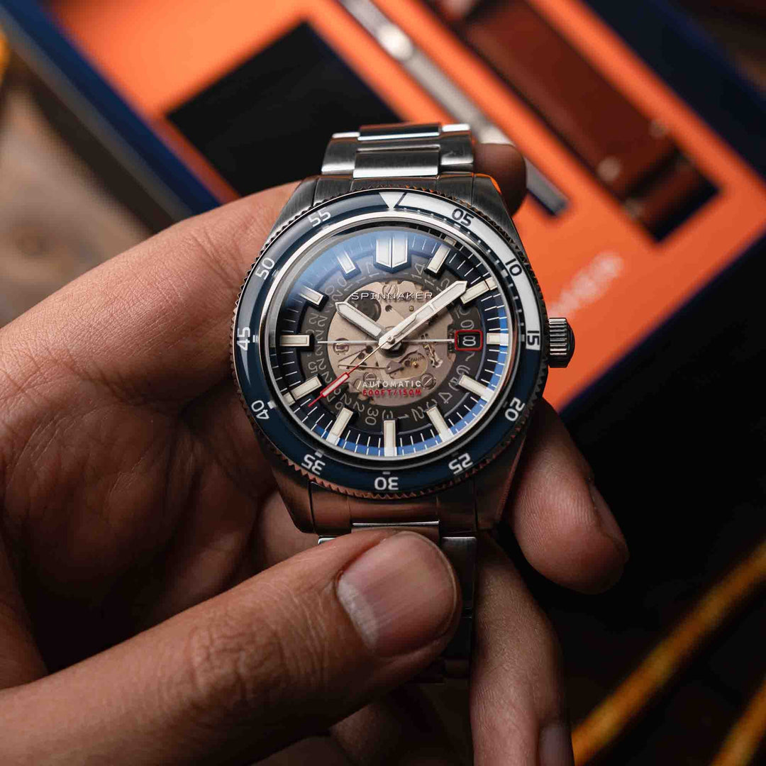 Spinnaker Fleuss Automatic Severn Edition Moonlight Blue – Watches.com