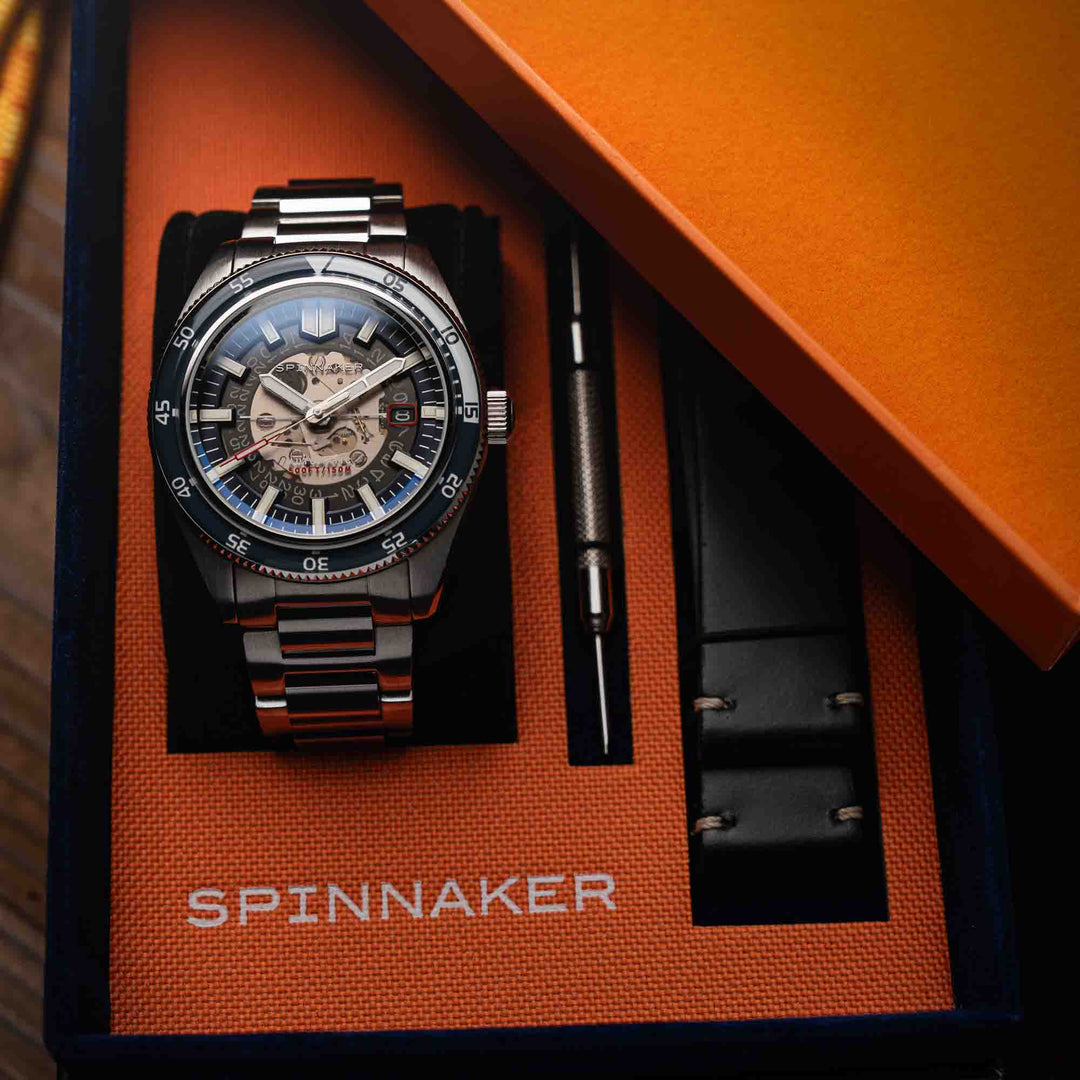 Spinnaker Fleuss Automatic Severn Edition Moonlight Blue – Watches.com
