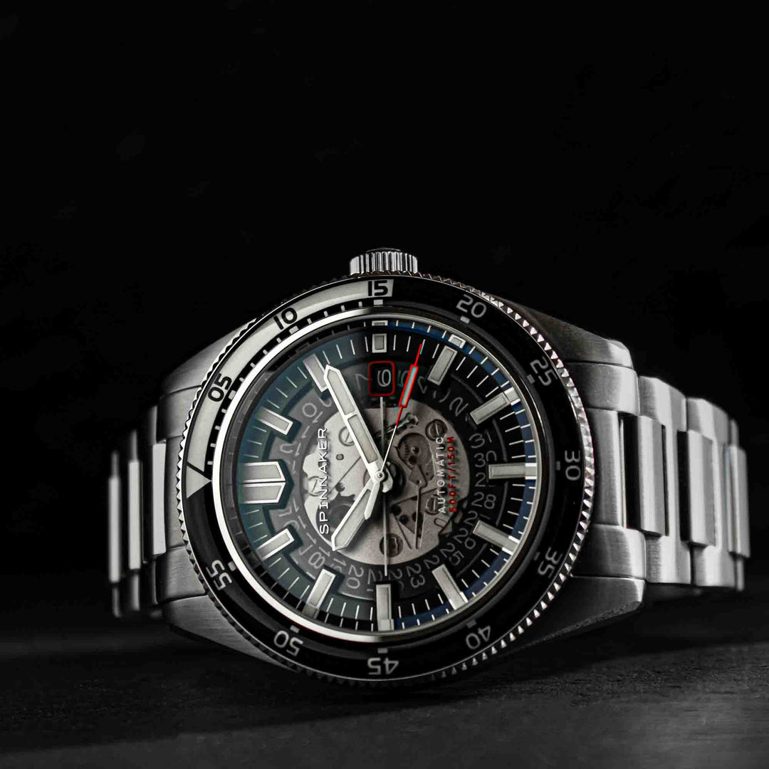 Spinnaker Fleuss Automatic Severn Edition Wet Suit Black – Watches.com
