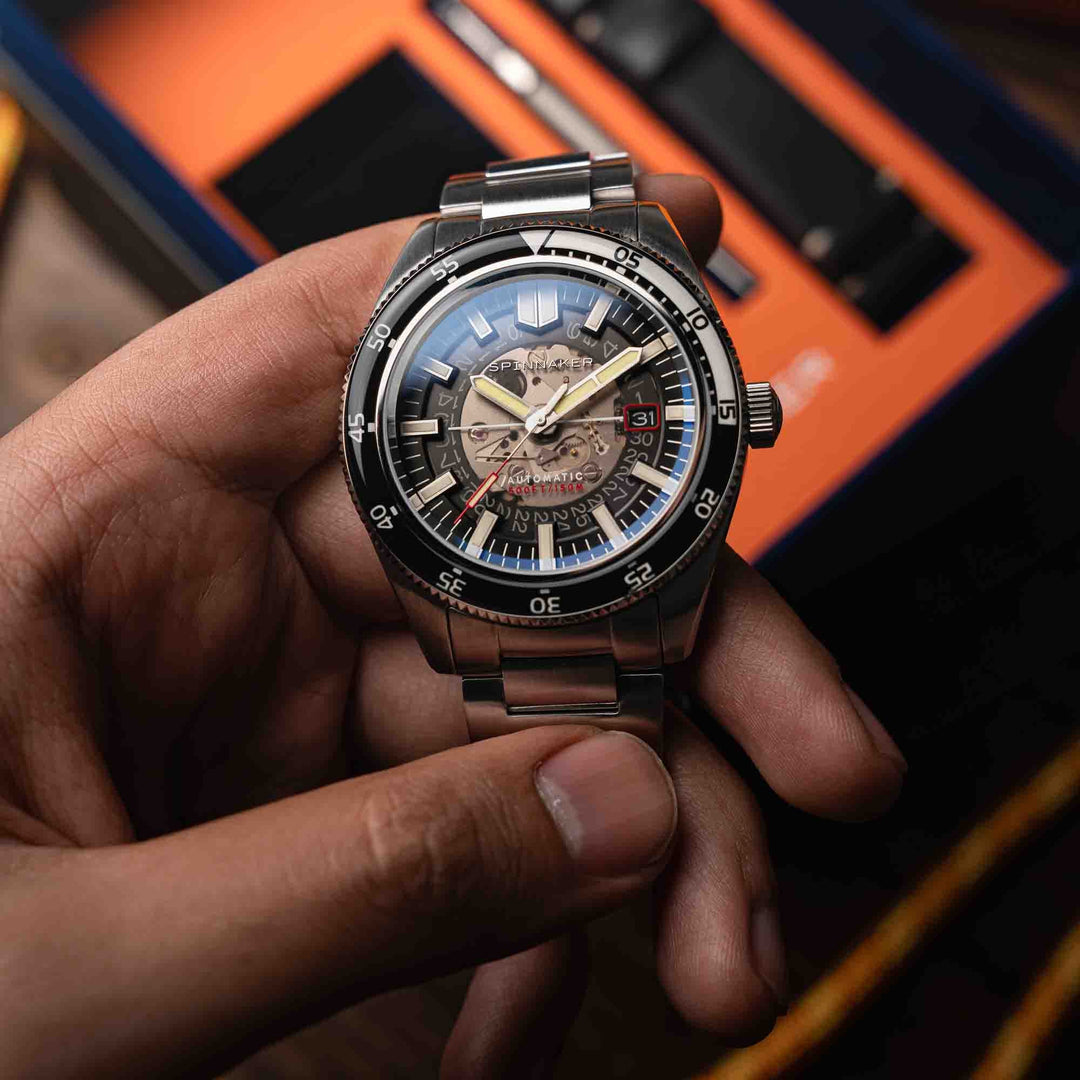 Spinnaker Fleuss Automatic Severn Edition Wet Suit Black – Watches.com