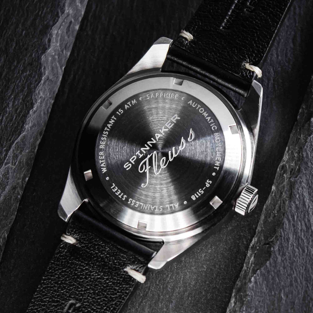 Spinnaker Fleuss Automatic Severn Edition Wet Suit Black – Watches.com