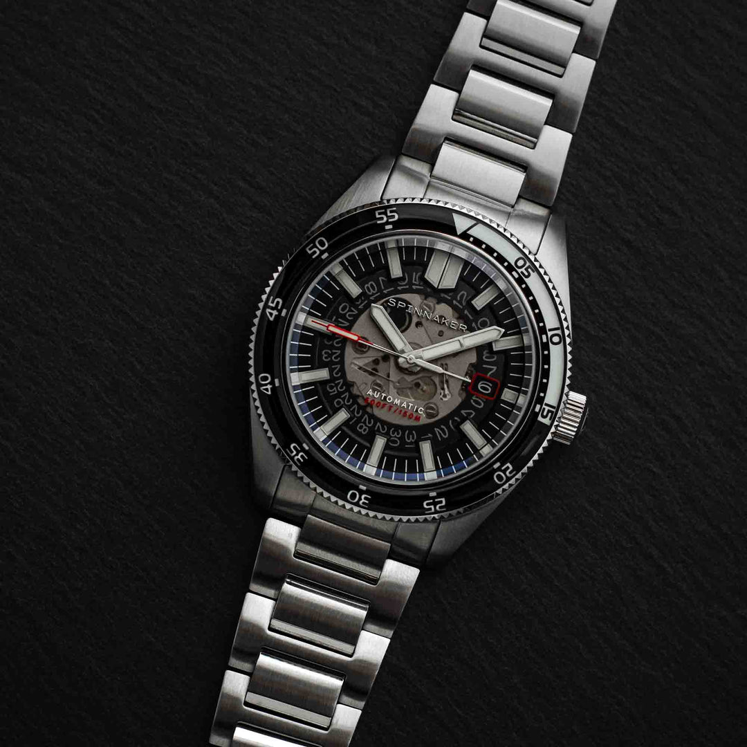 Spinnaker Fleuss Automatic Severn Edition Wet Suit Black – Watches.com