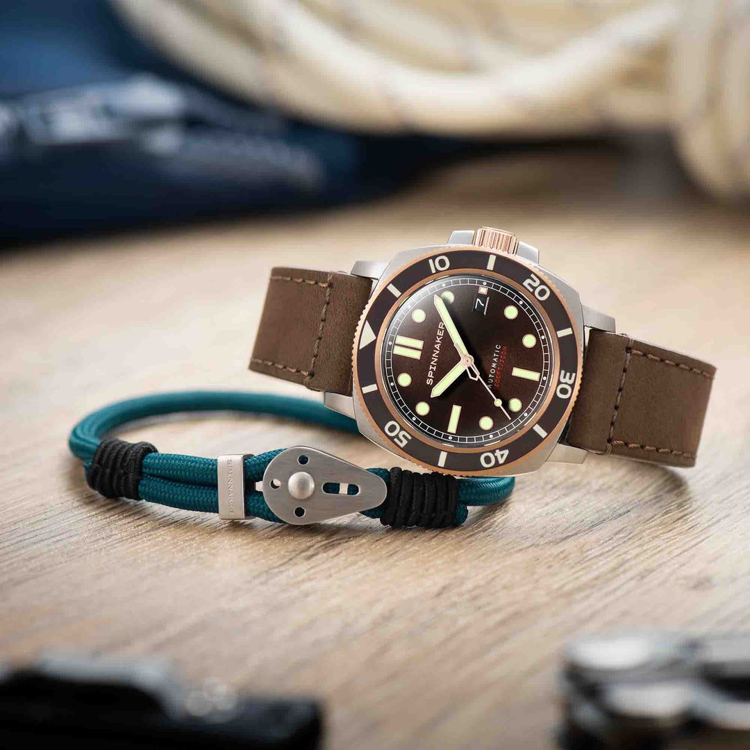 Spinnaker Hull Automatic Cognac Brown – Watches.com