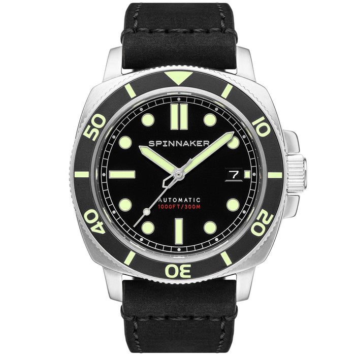 Spinnaker Hull Automatic Tuxedo Black angled shot picture