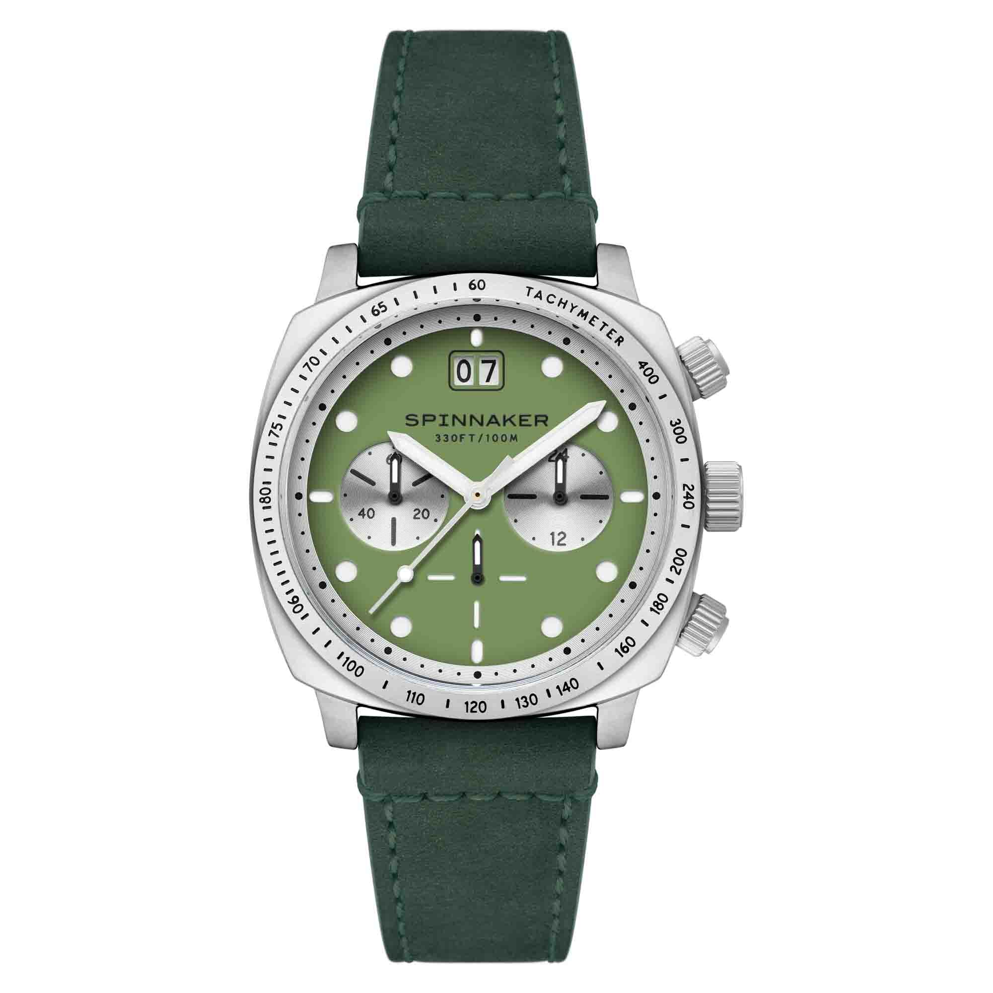 バブミラー　ブラックバーン　プレミアリーグ Spinnaker Hull Chronograph Napier Green – Watches.com