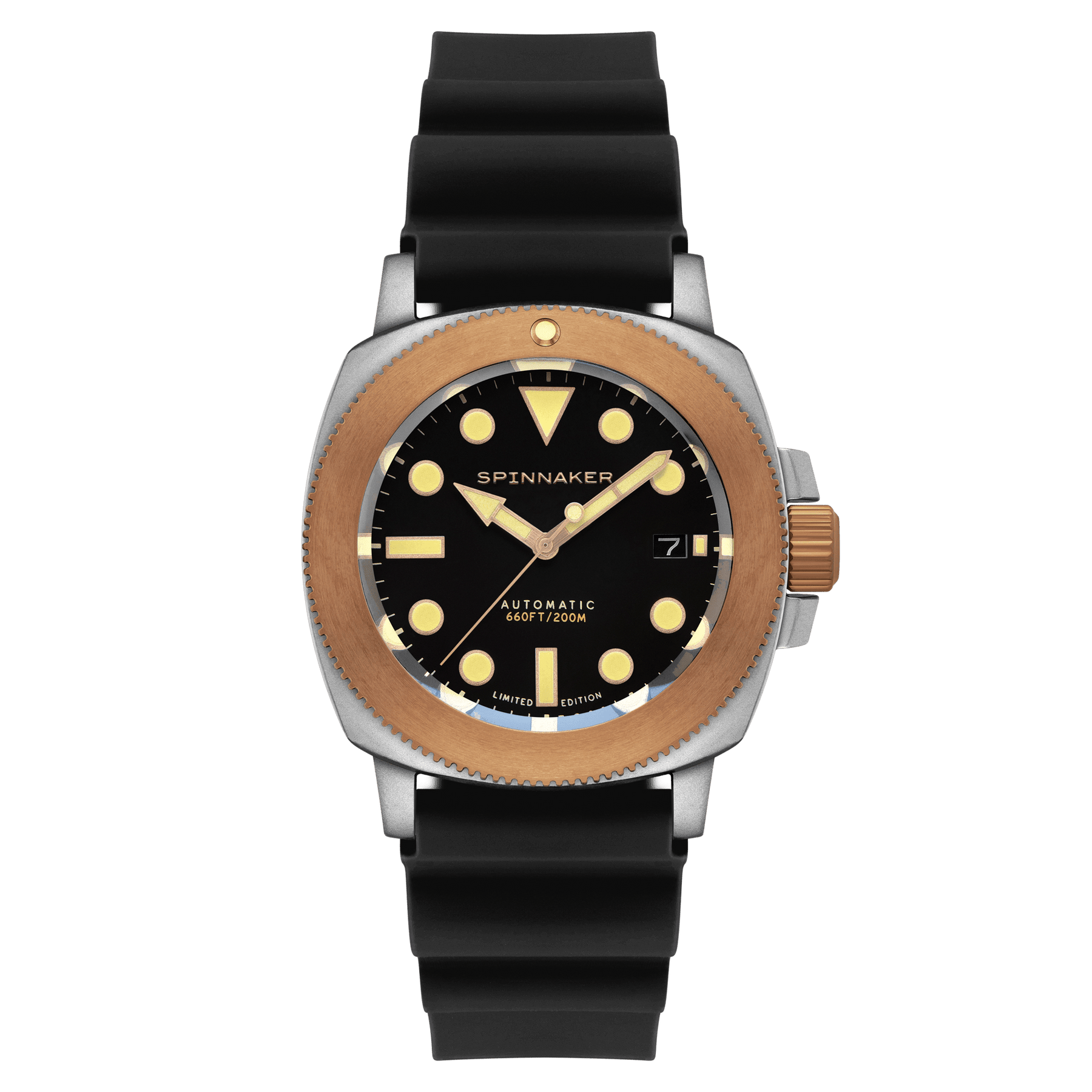 Spinnaker Hull Titanium Bronze Automatic Lapidary Limited Edition
