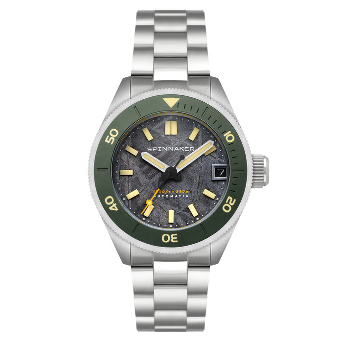 Spinnaker Piccard Automatic Meteorite Limited Edition Elite Green angled shot picture