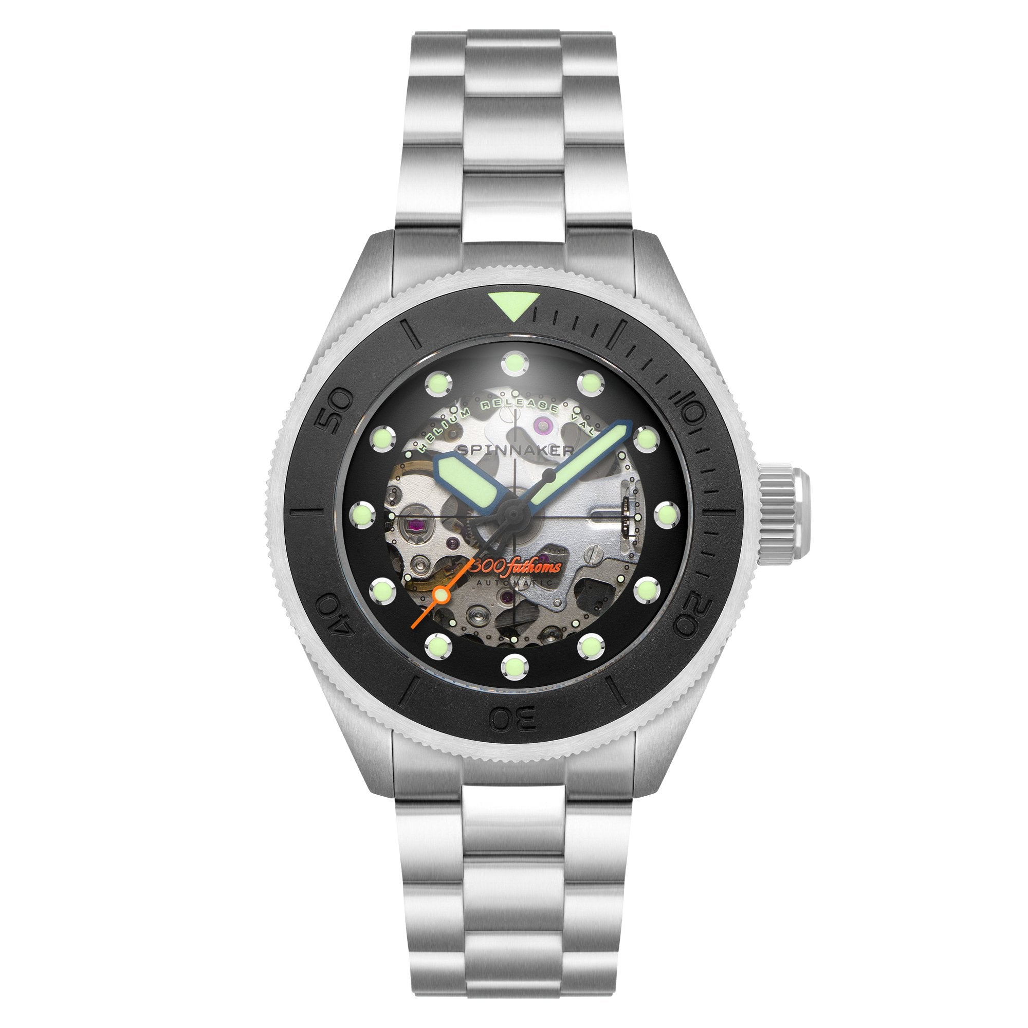 Spinnaker Piccard Skeleton Automatic Dust Black | Watches.com
