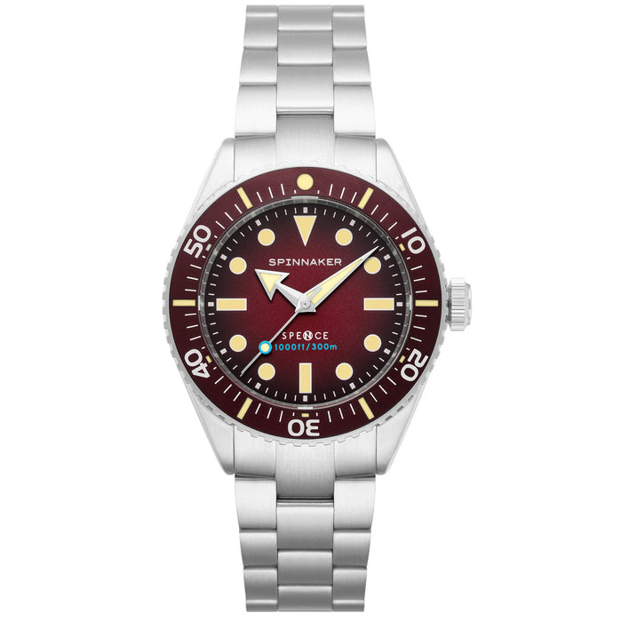 Spinnaker Spence 300 Meters Automatic Red angled shot picture