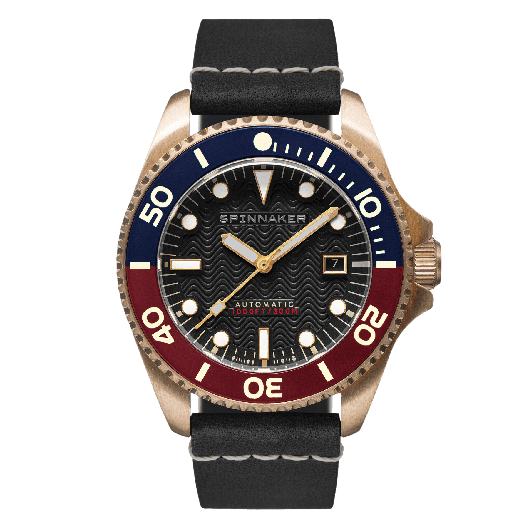 Spinnaker Tesei Bronze Swiss Automatic Soda Black – Watches.com