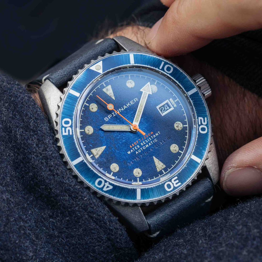 Spinnaker Wreck Automatic Oxidized Blue* – Watches.com