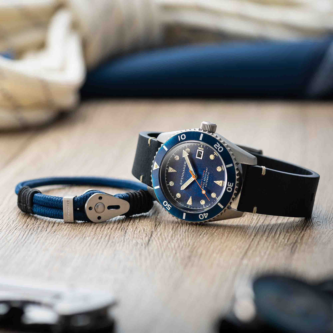 Spinnaker Wreck Automatic Oxidized Blue* – Watches.com