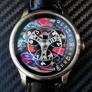 Xeric Triptych Automatic Wandering Hour Stone Edition Red Abalone