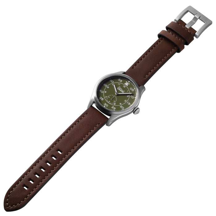 Szanto Heritage Aviator Small Seconds 2755 angled shot picture