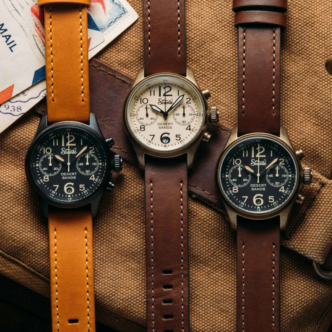 砂金 約3g Szanto Desert Sands Antique Gold Ivory Brown | Watches.com