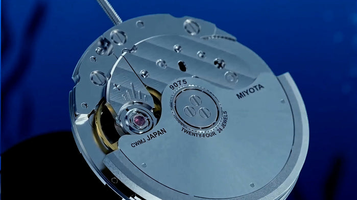 Oceaneva Deep Marine Explorer VI WorldTime GMT 6000m Titanium Full Lume White angled shot picture